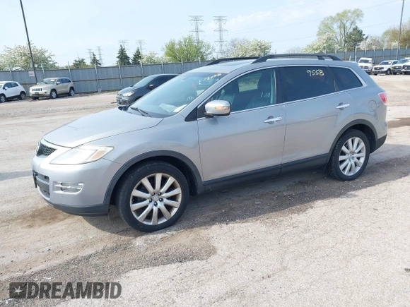 2008 Mazda CX-9 Grand Touring with VIN JM3TB38A580158617, listed as a IAAI auction lot 42139558 with 120,002 mi miles. Bid and sale history available at carsss.com. Image 2.