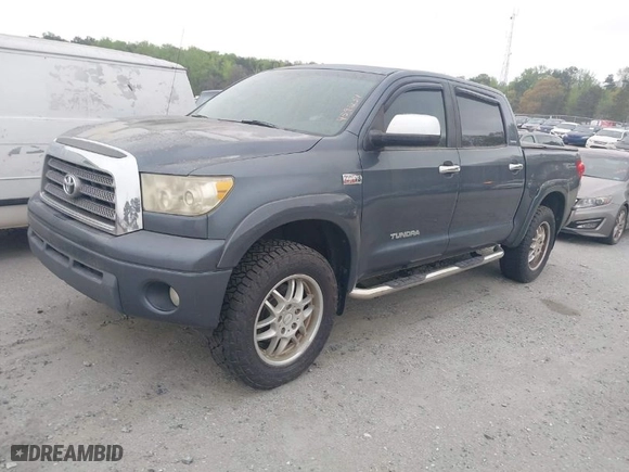 2007 Toyota Tundra LTD with VIN 5TBEV58197S459237, listed as a IAAI auction lot 41852184 with 339,929 mi miles. Bid and sale history available at carsss.com. Image 2.