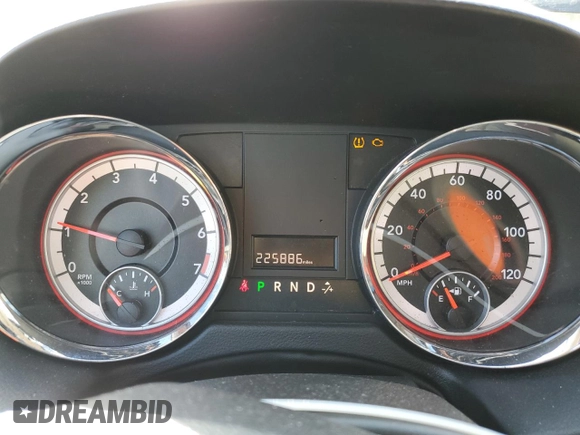 2013 Dodge Grand Caravan SE with VIN 2C4RDGBG8DR571536, listed as a Copart auction lot 52874235 with 225,886 mi miles and Salvage Title. Bid and sale history available at DreamBid. Image 9.