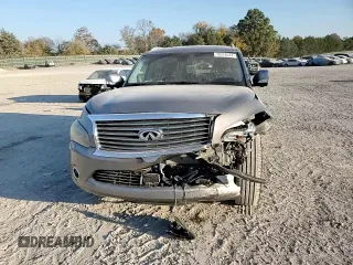 2012 Infiniti QX56 8-passenger with VIN JN8AZ2NC3C9318000, listed as a Copart auction lot 78378544 with 170,100 mi miles and Salvage Title. Bid and sale history available at carsss.com. Image 12.