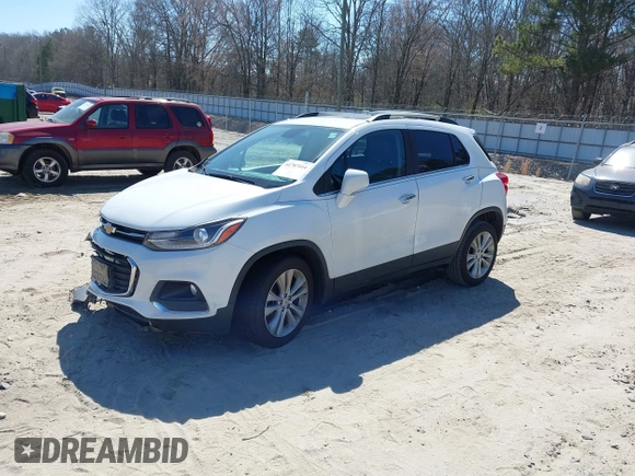 2017 Chevrolet Trax LT with VIN KL7CJRSB9HB084197, listed as a IAAI auction lot 41707414 with 91,666 mi miles and . Bid and sale history available at carsss.com. Image 18.