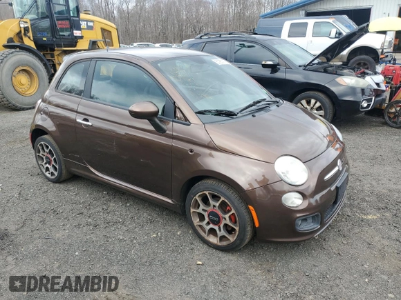 2012 FIAT 500 Sport z VIN 3C3CFFBR6CT383917, wystawiony jako Copart lot #50950975 z przebiegiem 122 087 mil mil oraz Tytuł czysty. Historia ofert i sprzedaży dostępna na DreamBid. Obrazek 4.