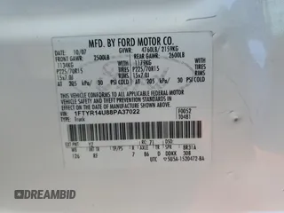 2008 Ford Ranger XL with VIN 1FTYR14U88PA37022, listed as a Copart auction lot 44790975 with 132,565 mi miles and Salvage Title. Bid and sale history available at DreamBid. Image 12.