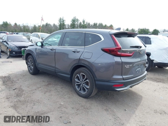 2022 Honda CR-V EX-L with VIN 2HKRW2H83NH644808, listed as a IAAI auction lot 42074974 with 27,795 mi miles and . Bid and sale history available at DreamBid. Image 3.