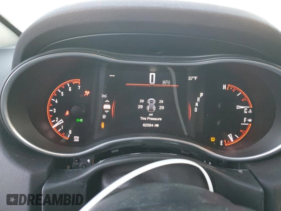 2020 Dodge Durango SXT with VIN 1C4RDHAG3LC393663, listed as a Copart auction lot 86846034 with 62,594 mi miles and Salvage title. Bid and sale history available at DreamBid. Image 9.