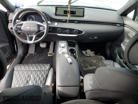 2022 Genesis GV70 Sport with VIN KMUMCDTCXNU044624, listed as a Copart auction lot 82372214 with 25,870 mi miles and Clean title. Bid and sale history available at DreamBid. Image 8.