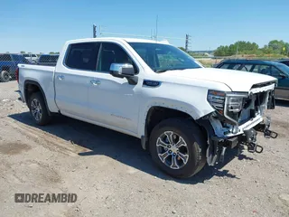 2025 GMC Sierra 1500 SLT with VIN 1GTUUDED8SZ260797, listed as a IAAI auction lot 42659333 with 4,667 mi miles and . Bid and sale history available at DreamBid. Image 1.