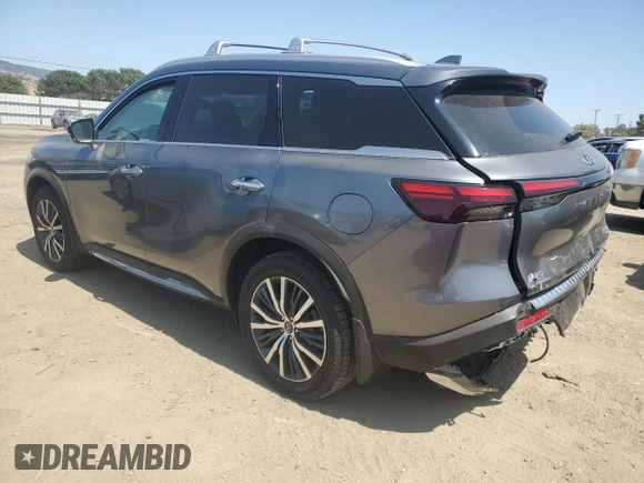 2022 Infiniti QX60 Sensory with VIN 5N1DL1GS9NC330355, listed as a Copart auction lot 61104205 with 31,248 mi miles and Salvage title. Bid and sale history available at DreamBid. Image 2.