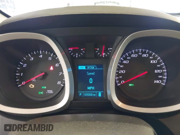 2017 Chevrolet Equinox LT with VIN 2GNALCEK4H1543608, listed as a IAAI auction lot 41989877 with 105,008 mi miles. Bid and sale history available at carsss.com. Image 7.