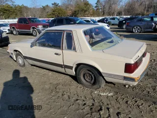 1986 Ford Mustang z VIN NOVIN42794605, wystawiony jako Copart lot #42794605 z przebiegiem 62 794 mil mil oraz Nie do naprawy • Non repairable. Historia ofert i sprzedaży dostępna na DreamBid. Obrazek 2.