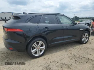 2018 Jaguar F-Pace with VIN SADCL2FN2JA252044, listed as a Copart auction lot 66564134 with 67,515 mi miles and Salvage title. Bid and sale history available at DreamBid. Image 3.
