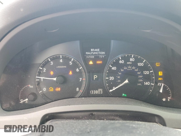 2012 Lexus RX 350 with VIN 2T2BK1BA5CC136824, listed as a Copart auction lot 63295785 with 133,803 mi miles and Salvage title. Bid and sale history available at DreamBid. Image 9.