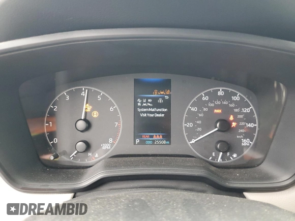 2024 Toyota Corolla Cross L with VIN 7MUAAAAG6RV086028, listed as a Copart auction lot 55079765 with 25,508 mi miles and Salvage title. Bid and sale history available at DreamBid. Image 9.