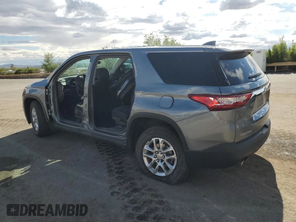 2021 Chevrolet Traverse LS with VIN 1GNERFKW9MJ200804, listed as a Copart auction lot 54784495 with 108,839 mi miles and Salvage title. Bid and sale history available at DreamBid. Image 2.