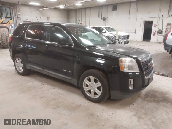 2014 GMC Terrain SLE with VIN 2GKFLVEK4E6184662, listed as a IAAI auction lot 41705604 with 185,294 mi miles. Bid and sale history available at carsss.com. Image 1.
