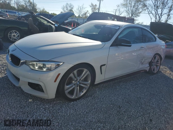 2016 BMW 4 Series 428i with VIN WBA3N7C58GK225681, listed as a Copart auction lot 87835985 with 67,683 mi miles and Salvage Title. Bid and sale history available at carsss.com. Image 1.