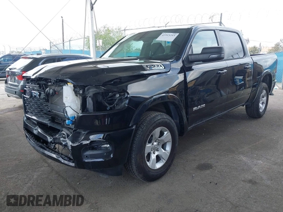 2025 Ram 1500 Big Horn with VIN 1C6RRFFG7SN506037, listed as a IAAI auction lot 41915215 with 2,137 mi miles. Bid and sale history available at carsss.com. Image 2.