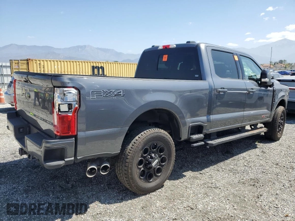 2024 Ford F-250 XL with VIN 1FT8W2BM3REC77366, listed as a Copart auction lot 56059195 with 6,038 mi miles and Salvage title. Bid and sale history available at DreamBid. Image 3.