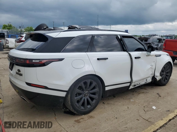 2018 Land Rover Range Rover Velar R-Dynamic SE with VIN SALYL2RVXJA765712, listed as a Copart auction lot 58331855 with 120,101 mi miles and Salvage title. Bid and sale history available at DreamBid. Image 3.