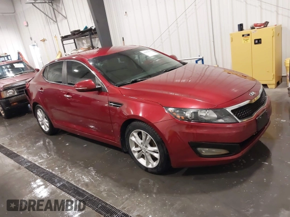 2013 Kia Optima EX with VIN 5XXGN4A7XDG161396, listed as a IAAI auction lot 42051533 with 139,551 mi miles. Bid and sale history available at carsss.com. Image 1.