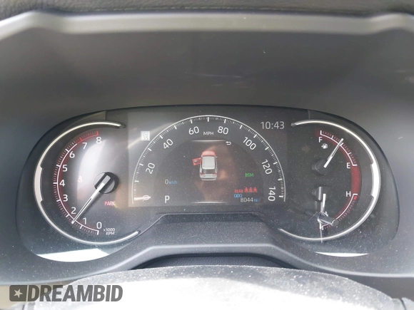 2024 Toyota RAV4 XLE with VIN 2T3P1RFV4RC481948, listed as a IAAI auction lot 42167101 with 8,044 mi miles and . Bid and sale history available at DreamBid. Image 7.