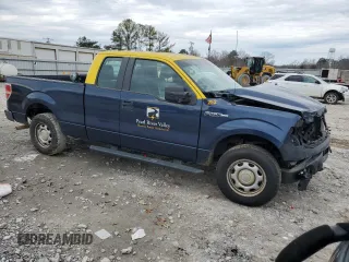 2014 Ford F-150 XL with VIN 1FTFX1CF9EFB10691, listed as a Copart auction lot 41379885 with 168,887 mi miles and Salvage Title. Bid and sale history available at carsss.com. Image 4.