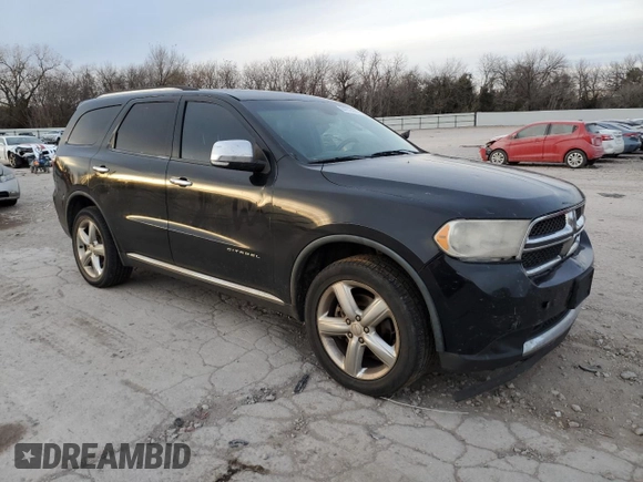 2012 Dodge Durango Citadel with VIN 1C4RDHEG4CC257195, listed as a Copart auction lot 84212444 with 302,456 mi miles and Clean title. Bid and sale history available at DreamBid. Image 4.