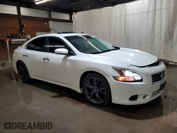 2013 Nissan Maxima SV z VIN 1N4AA5AP0DC840980, wystawiony jako Copart lot #58096015 z przebiegiem 191 445 mil mil oraz Szkoda całkowita • Salvage title. Historia ofert i sprzedaży dostępna na DreamBid. Obrazek 4.