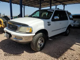 1997 Ford Expedition XLT z VIN 1FMFU18L6VLA18085, wystawiony jako Copart lot #56560405 z przebiegiem 297 716 mil mil oraz Szkoda całkowita • Salvage title. Historia ofert i sprzedaży dostępna na DreamBid. Obrazek 1.