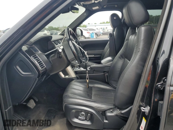 2017 Land Rover Range Rover HSE with VIN SALGS2FV9HA358168, listed as a Copart auction lot 58549255 with 140,763 mi miles and Salvage title. Bid and sale history available at DreamBid. Image 7.