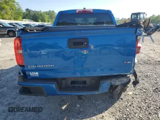 2022 Chevrolet Colorado 2WD Work Truck with VIN 1GCGSBEN9N1108434, listed as a Copart auction lot 52827165 with 77,428 mi miles and Salvage title. Bid and sale history available at DreamBid. Image 6.