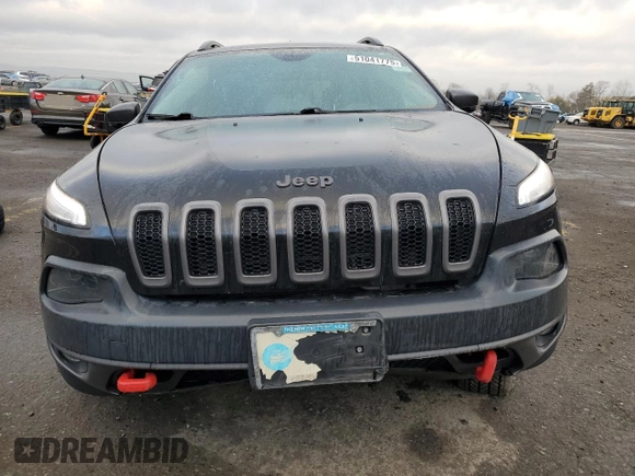 2018 Jeep Cherokee Trailhawk with VIN 1C4PJMBB5JD535384, listed as a Copart auction lot 51041775 with 89,873 mi miles and Salvage Title. Bid and sale history available at carsss.com. Image 5.