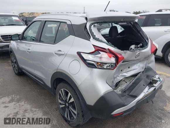 2019 Nissan Kicks S with VIN 3N1CP5CU0KL568570, listed as a IAAI auction lot 41562696 with 85,141 mi miles and . Bid and sale history available at carsss.com. Image 3.