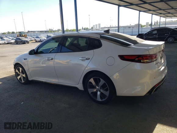 2018 Kia Optima SX with VIN 5XXGW4L29JG187515, listed as a Copart auction lot 56281485 with 179,355 mi miles and Salvage title. Bid and sale history available at DreamBid. Image 2.