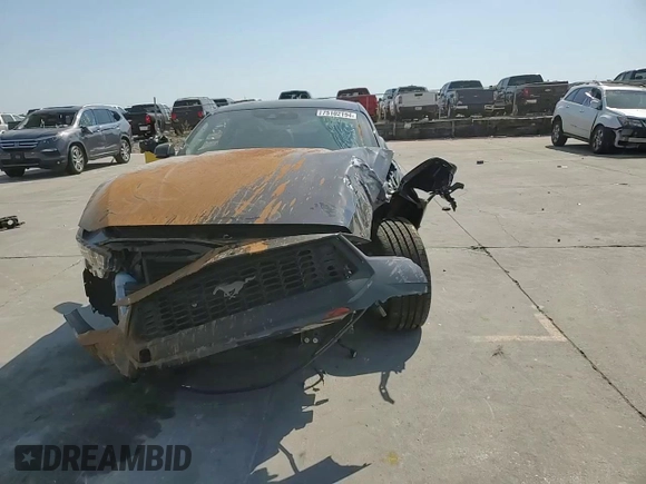 2024 Ford Mustang EcoBoost with VIN 1FA6P8TH6R5130831, listed as a Copart auction lot 75102194 with 884 mi miles and Salvage Title. Bid and sale history available at DreamBid. Image 10.