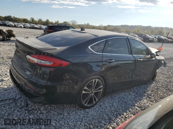 2019 Ford Fusion Titanium with VIN 3FA6P0K98KR181486, listed as a Copart auction lot 83627054 with 88,893 mi miles and Salvage title. Bid and sale history available at DreamBid. Image 3.