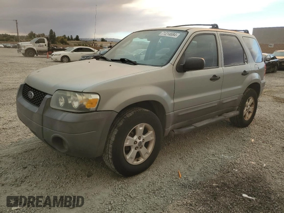 2005 Ford Escape XLT with VIN 1FMYU93Z35KC52175, listed as a Copart auction lot 71214694 with 125,278 mi miles and Salvage Title. Bid and sale history available at carsss.com. Image 1.