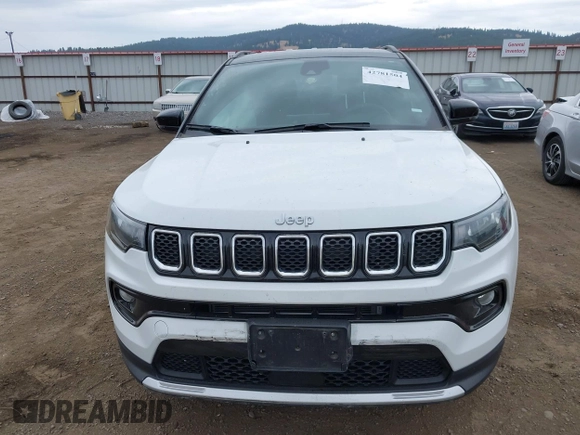 2023 Jeep Compass Limited с VIN 3C4NJDCNXPT569145, выставлен на аукционе IAAI как лот 42781504 с пробегом 39 954 миль миль и . История ставок и продаж доступна на DreamBid. Изображение 12.