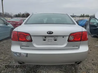 2007 Kia Optima EX with VIN KNAGE124X75120601, listed as a Copart auction lot 83358924 with 168,546 mi miles and Clean Title. Bid and sale history available at carsss.com. Image 6.