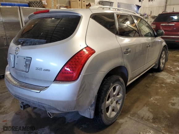 2006 Nissan Murano SE with VIN JN8AZ08W16W504635, listed as a Copart auction lot 83115254 with 171,279 mi miles and Salvage Title. Bid and sale history available at carsss.com. Image 3.