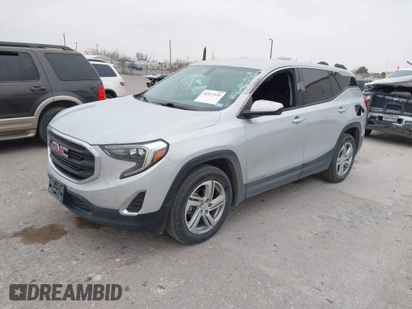 2018 GMC Terrain SLE with VIN 3GKALMEV1JL182274, listed as a IAAI auction lot 41537135 with 129,244 mi miles. Bid and sale history available at carsss.com. Image 2.
