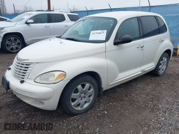 2004 Chrysler PT Cruiser Touring z VIN 3C4FY58B04T227610, wystawiony jako IAAI lot #41794077 z przebiegiem 109 205 mil mil oraz . Historia ofert i sprzedaży dostępna na DreamBid. Obrazek 2.
