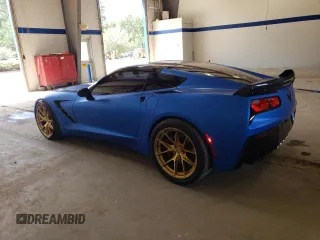 2015 Chevrolet Corvette Z51 3LT with VIN 1G1YM2D78F5107814, listed as a Copart auction lot 67974484 with 36,866 mi miles and Salvage title. Bid and sale history available at DreamBid. Image 2.