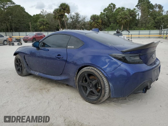 2023 Toyota 86 with VIN JF1ZNBB15P9753934, listed as a Copart auction lot 84543654 with 9,731 mi miles and Non Repairable. Bid and sale history available at DreamBid. Image 2.