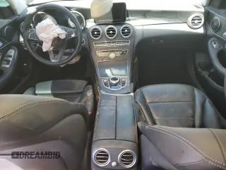 2017 Mercedes-Benz C 300 with VIN 55SWF4JBXHU233055, listed as a Copart auction lot 55277195 with Not provided miles and Salvage title. Bid and sale history available at DreamBid. Image 8.