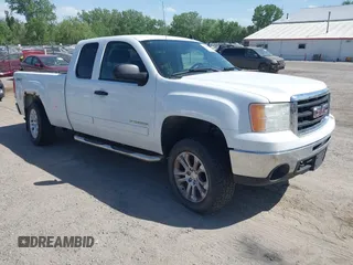 2011 GMC Sierra 1500 SLE with VIN 1GTR2VE35BZ318213, listed as a IAAI auction lot 42276797 with 208,289 mi miles and . Bid and sale history available at DreamBid. Image 1.