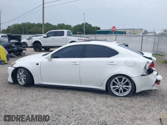 2007 Lexus IS 250 with VIN JTHBK262672043200, listed as a IAAI auction lot 42612618 with 139,241 mi miles and . Bid and sale history available at DreamBid. Image 14.