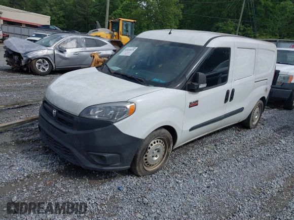 2016 Ram ProMaster City Cargo Tradesman with VIN ZFBERFAT5G6C08458, listed as a IAAI auction lot 42018028 with 166,294 mi miles. Bid and sale history available at carsss.com. Image 16.