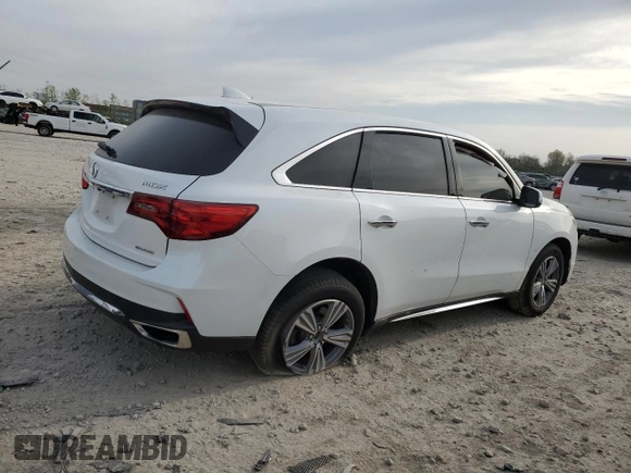 2020 Acura MDX with VIN 5J8YD4H35LL011819, listed as a Copart auction lot 49128563 with 47,861 mi miles. Bid and sale history available at carsss.com. Image 3.