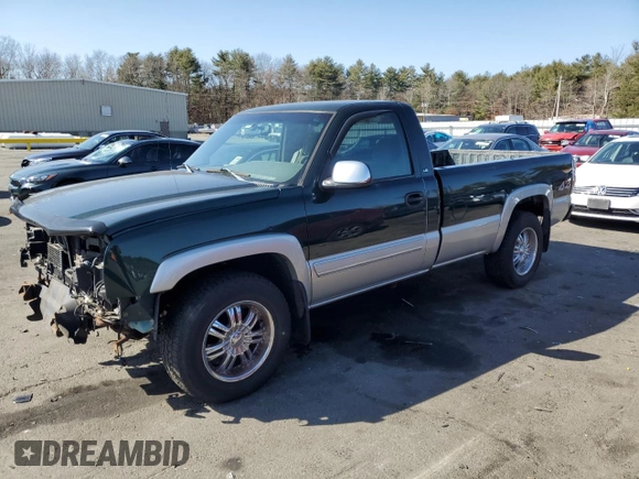 2003 Chevrolet Silverado 1500 LS with VIN 1GCEK14V23Z259763, listed as a Copart auction lot 49145915 with 104,897 mi miles and Salvage Title. Bid and sale history available at DreamBid. Image 1.